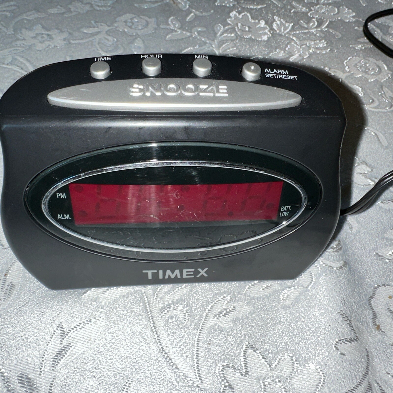 Timex Model T101 Alarm Clock Digital Display, Black