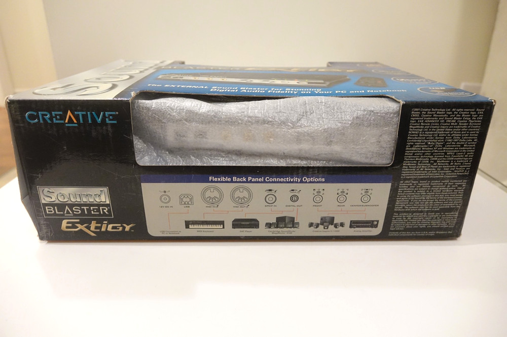 Creative Labs Sound Blaster Extigy w/ Original Box