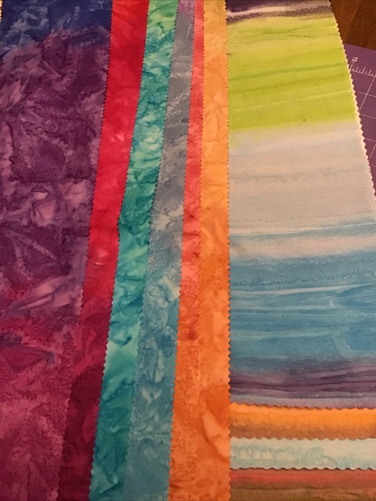 Fabric Batik Ombré 14 Piece Collection, Salesman Samples