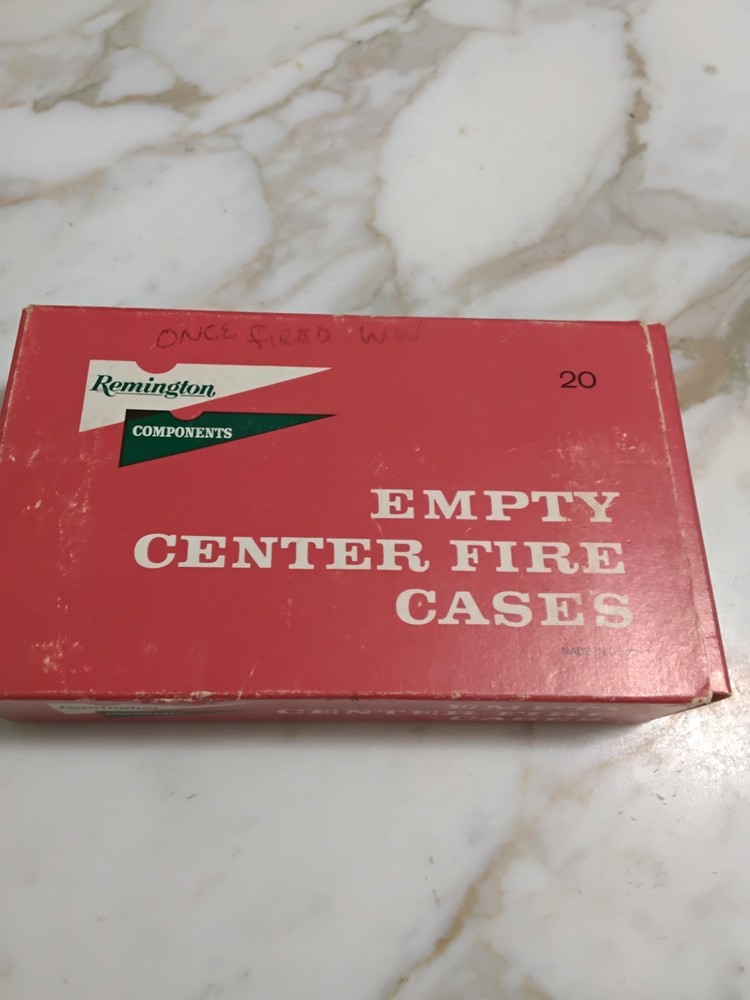 Vintage Remington 30-06 Springfield Unprimed Cases empty box