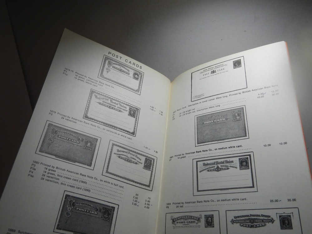Vintage Stamp Catalogue 1971 Canada & Newfoundland Postal Stationery Reference