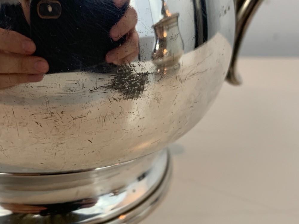 Vintage Reed 4 Barton Silver Plate Four Piece Tea set 4060