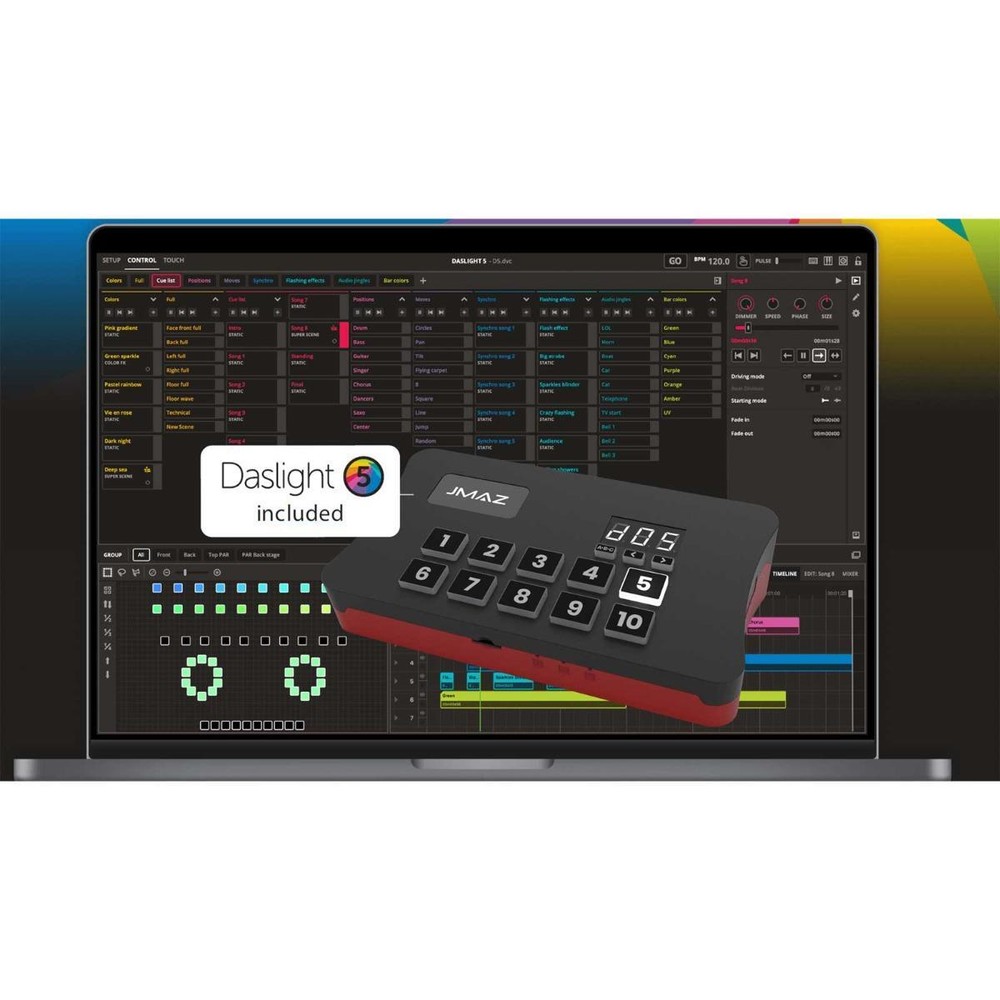 JMAZ Lighting JZ6003 Regulator Live & Stand-Alone DMX Scene Controller