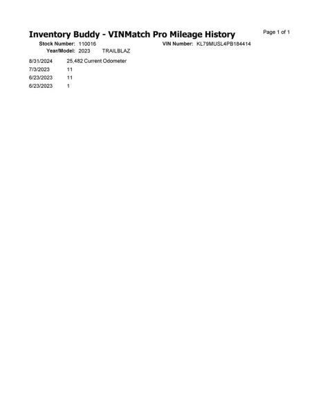 TRAILBLAZ 2023 Air Shutter 10290170