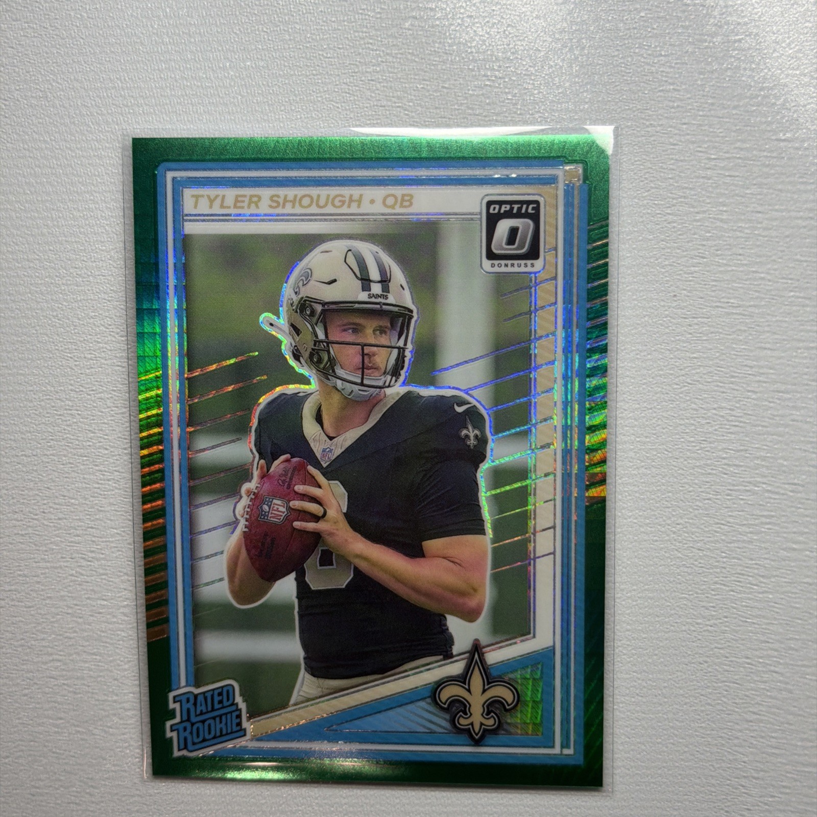 2025 Donruss Optic Pink Prizm Rated Rookie Lot Of 3 Tyler Shough Rainbow