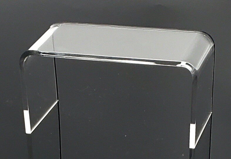T'z Tagz Any 3-Inch-Deep Clear Acrylic Riser Display Stands New 2 Pack Variation