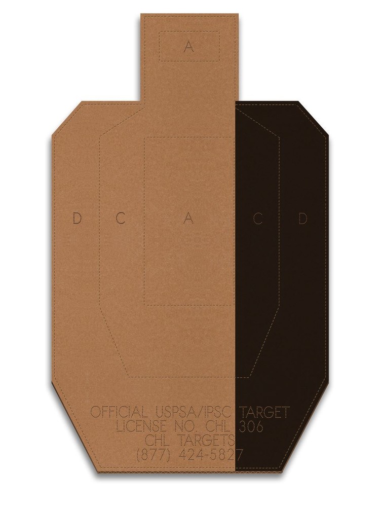 USPSA (Metric) Hardcover Target Sample Pack (100 Target Pack)