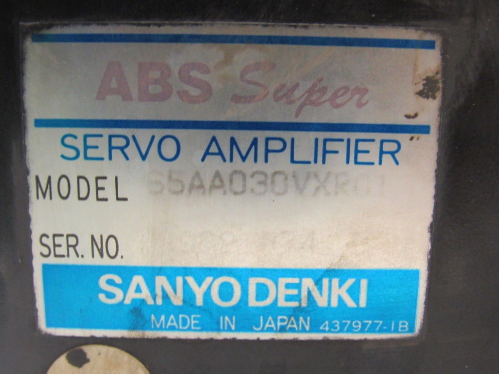 Sanyo Denki 65AA030VXR01 Super Servo Amplifier Base Rack Chassis Module