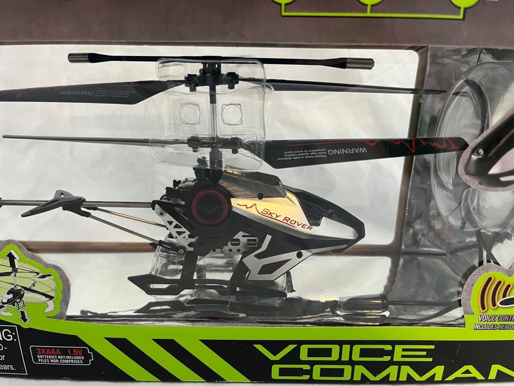 RC - Helicopter - SKY ROVER - Voice Command - NEW
