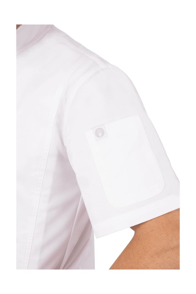 Chef Works Men's Rochester Chef Coat Medium White