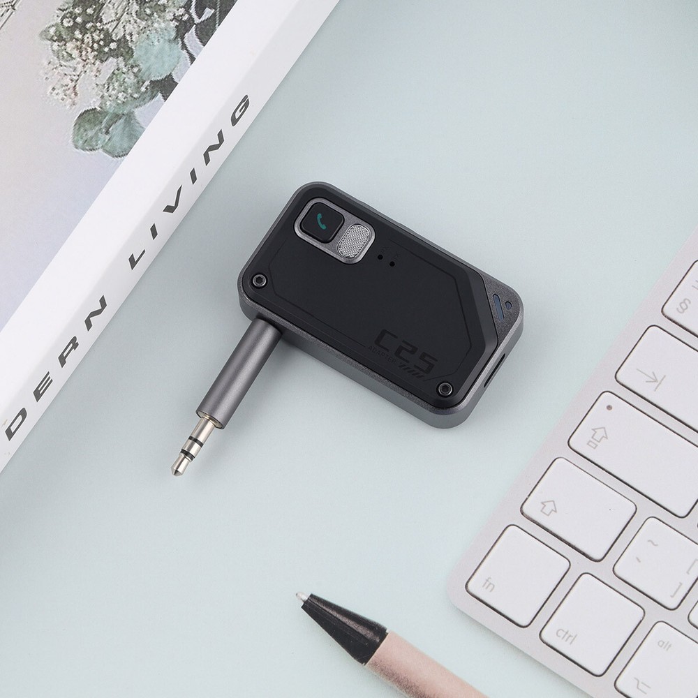 Wireless Bluetooth 5.3 Transmitter Receiver Adapter Audio 3.5mm Jack Aux 2 in 1