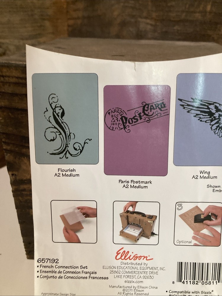 3 Tim Holtz Alterations Texture Trades Sizzix 657192 EUC