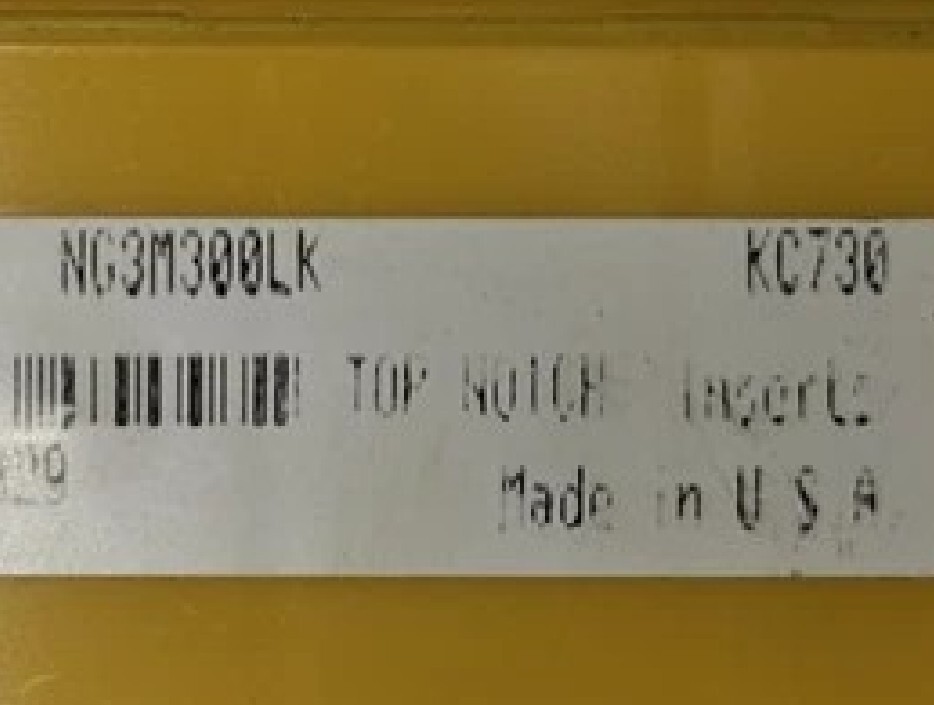 5  PCS  ORIGINAL  INSERTS      NG3M300LK KC730