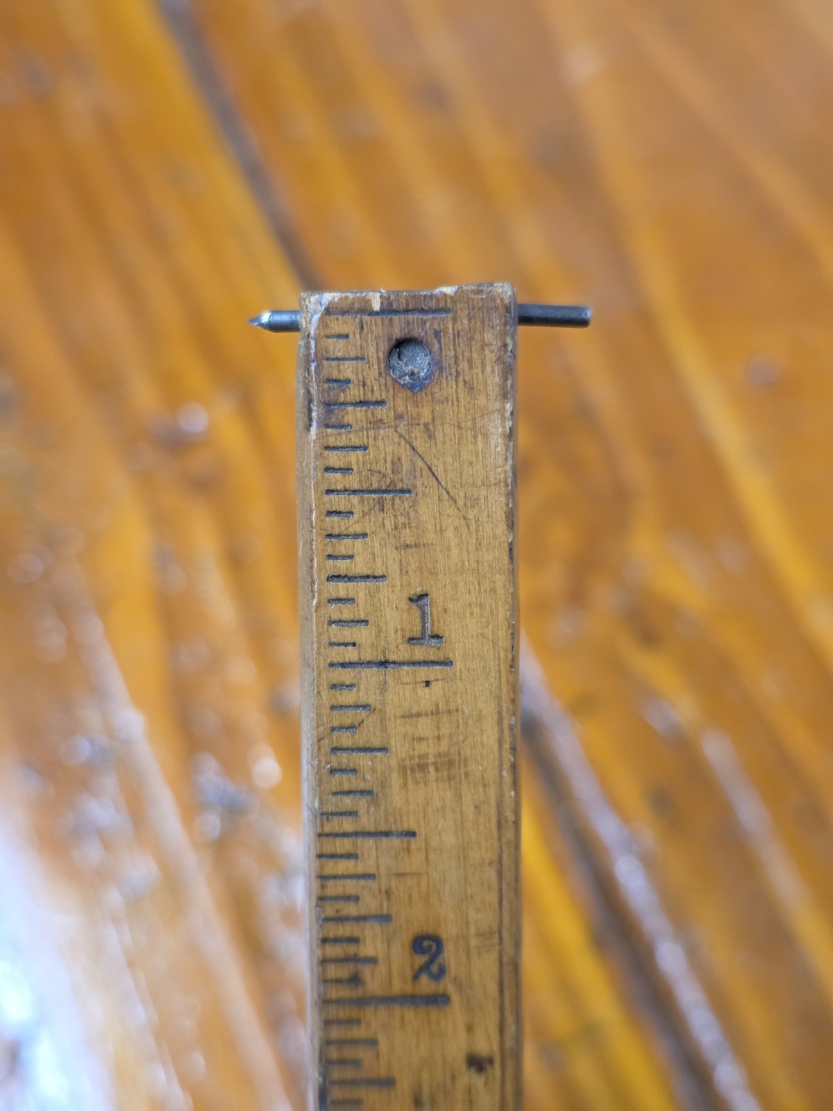 Vintage Wood Carpenter Scribe Mortise Marking Gauge Tool Woodworking