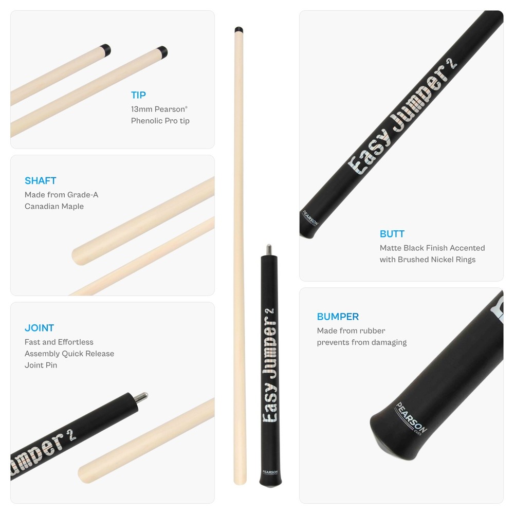 PEARSON Cues Easy Jumper Jump Cue