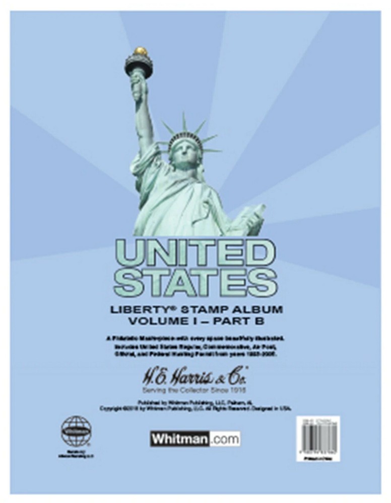 HE Harris USA LIBERTY 1 STAMP ALBUM Part B 1995-2006 3-Ring BINDER & PAGES LIB I