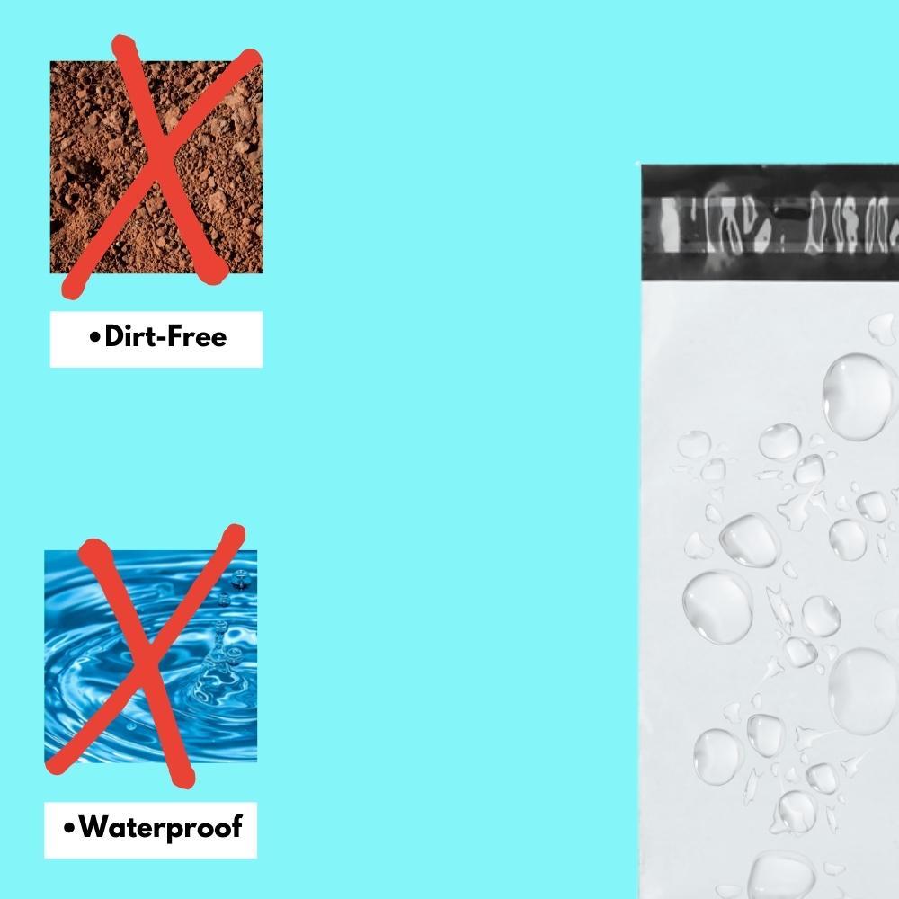 Poly Mailers Shipping Envelopes Self-Seal Plastic Mailing Bags Choose Mil & Size