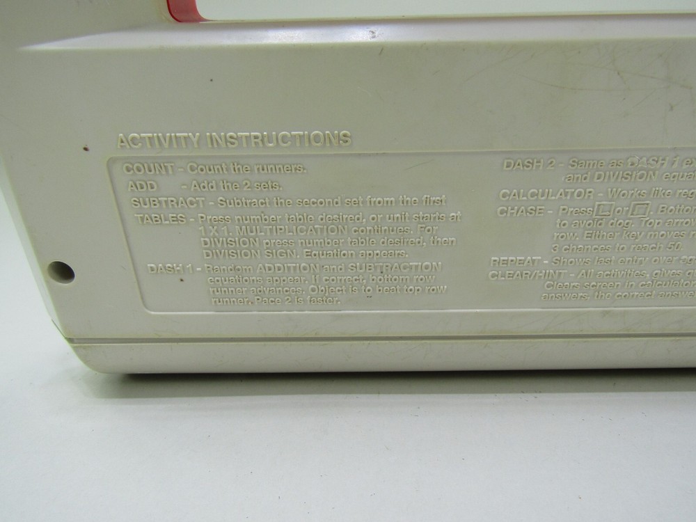 VTG Fisher Price Math Starter Interactive Educational Learning Retro Toy Read