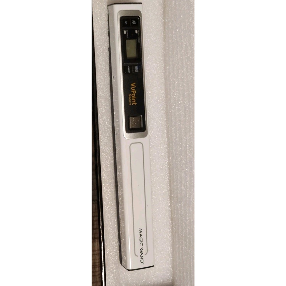 VuPoint Magic Wand Portable Scanner with Auto-Feed Dock (White)