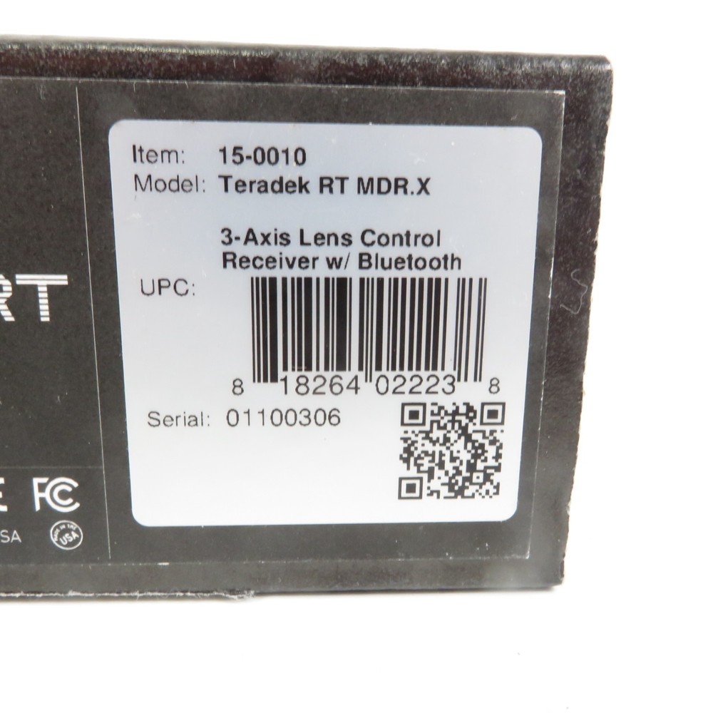 Teradek RT MDR.X Three Axis Lens Control Receiver Bluetooth 15-0010 New Open Box