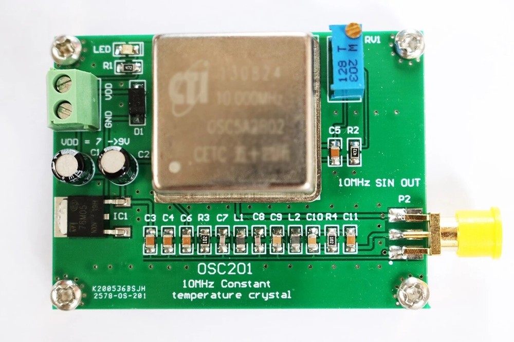 OCS201 OCXO Frequency reference 10MHz Sine Wave Frequency Standard