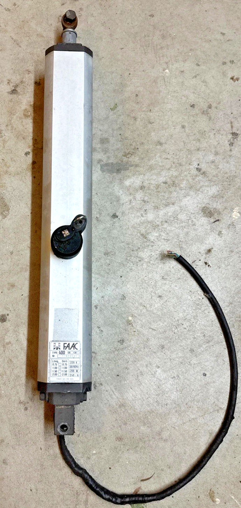 FAAC 400 CBAC 220V OPERATOR ARM WITH KEY