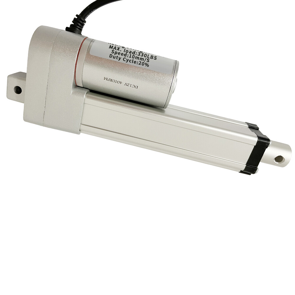 2 sets 4" Stroke Silent mode Linear Actuator with Brackets DC12V 1500N 10mm/s