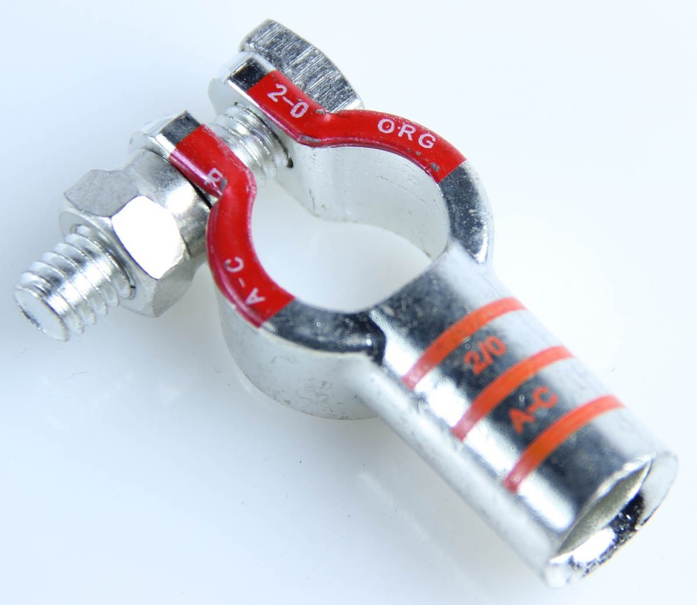 2/0 Ga. Positive Copper Battery Terminals (1 per pack)