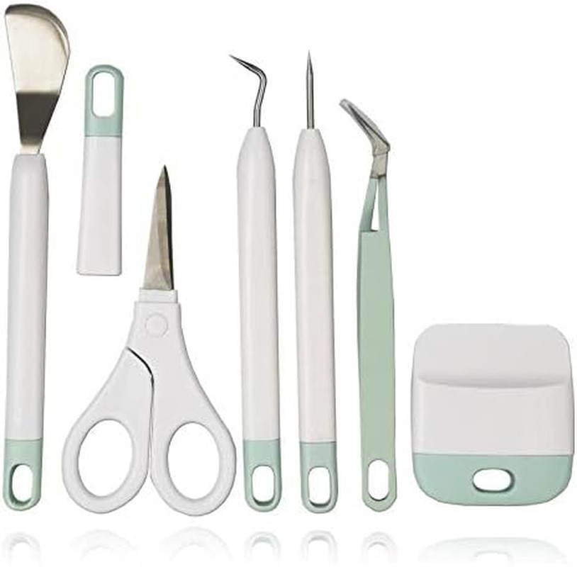 Craft Vinyl Weeding Tools Set, Precision Craft Vinyl Tools Kit, 6Pcs Weeding Kit