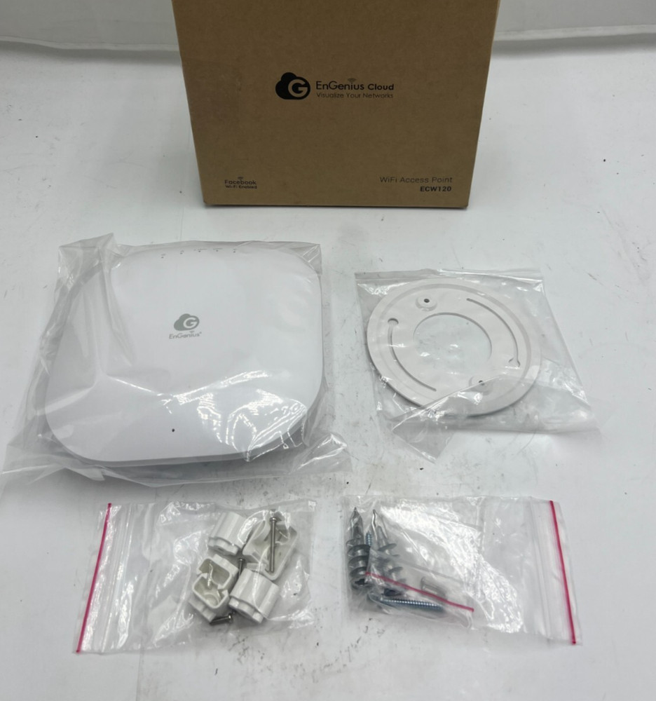 EnGenius Cloud ECW120 Wireless Wi-Fi Access Point White Replacement