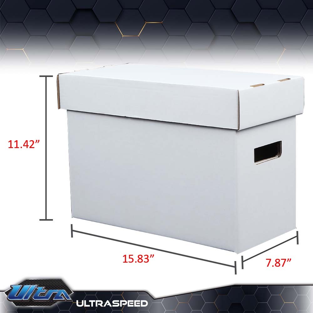 5Pcs Comic Books Storage Boxes Short Holds 150-175 Stackable Durable Archive