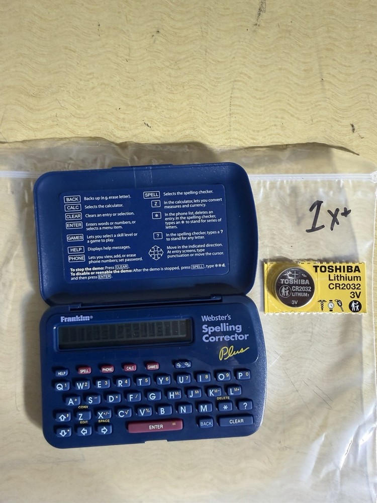 Webster’s Spell Corrector Plus Franklin NCS-101 - home school pocket size  FS