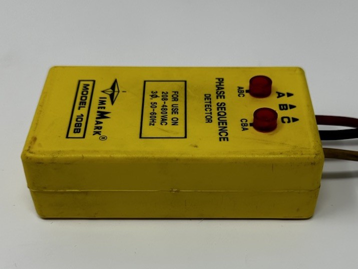 TimeMark Model 108B Phase Sequence Detector Tested Works