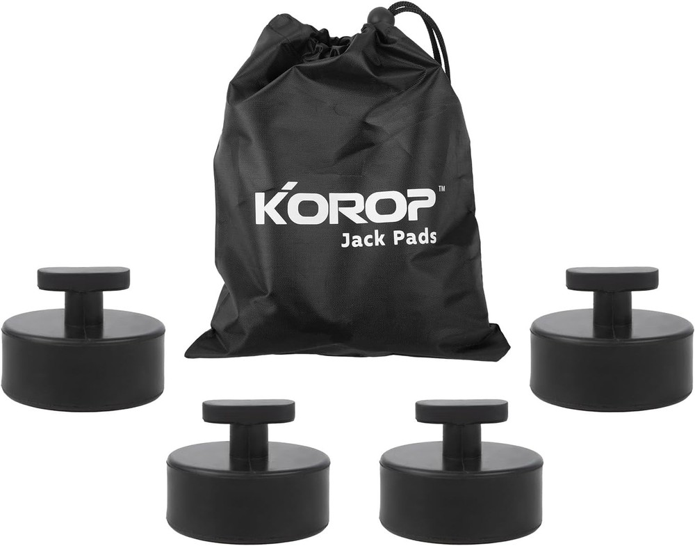 Chevy Corvette Compatible Rubber Jack Pads – 4 Pack, Protect Your Undercarriage