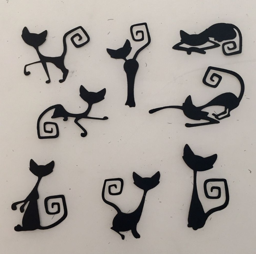 Tim Holtz Die Cuts * Mischievous * Three Sets * 24 Mischievous Cats!