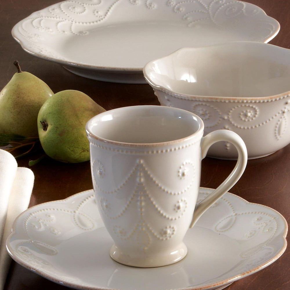 French Perle 4-Piece Place Setting, 12 ounces