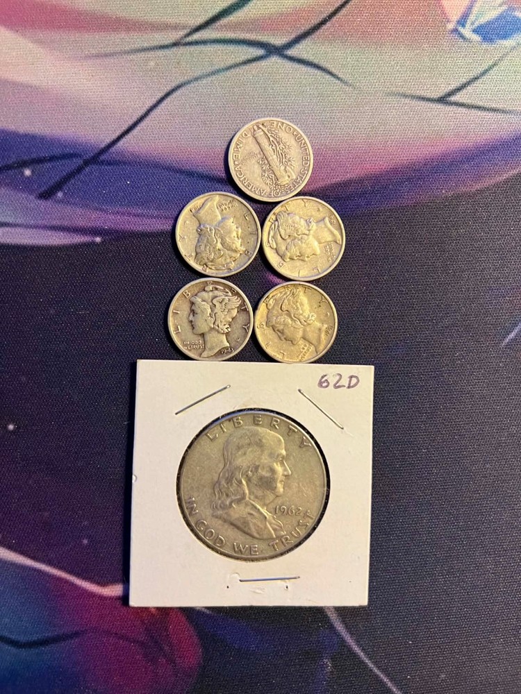 Silver Coin Mixed Lot | 1$ face value | US Silver Coins