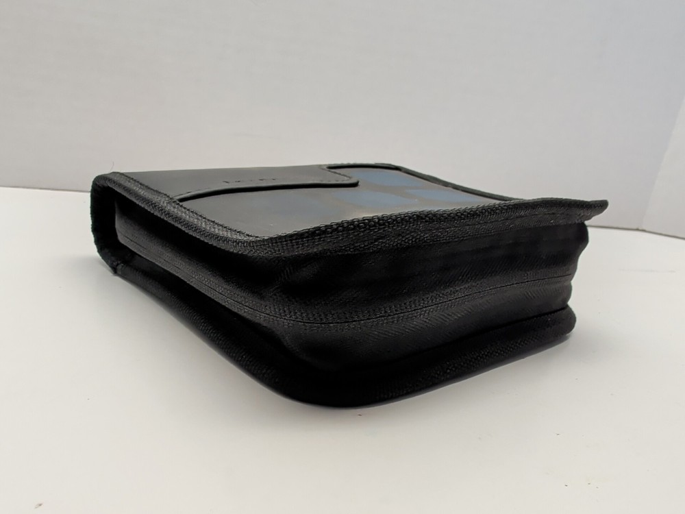 ICON CD /DVD Zippered Close Case Holder For 24 CD Or Dvds