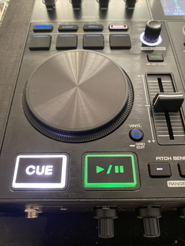 Denon DJ PRIME GO Double Deck Rechargeable Smart DJ Console w. ProX Case