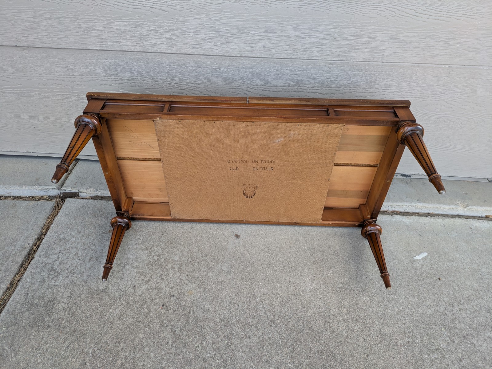 Vintage 1955 Lane Sliding Top Cocktail Coffee Table w Hidden Storage MCM 370