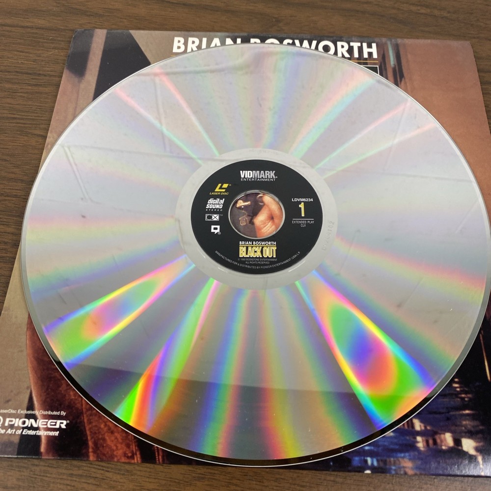 BLACK OUT Laserdisc LD RARE BRIAN BOSWORTH