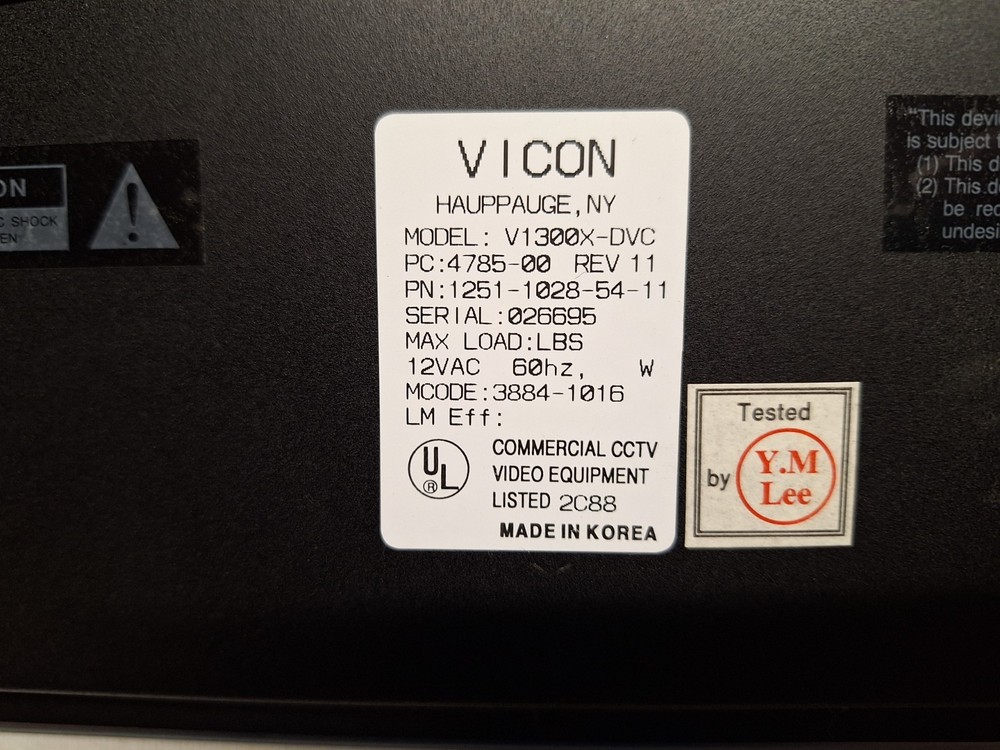 Vicon Camera Controller Model V1300X-DVC