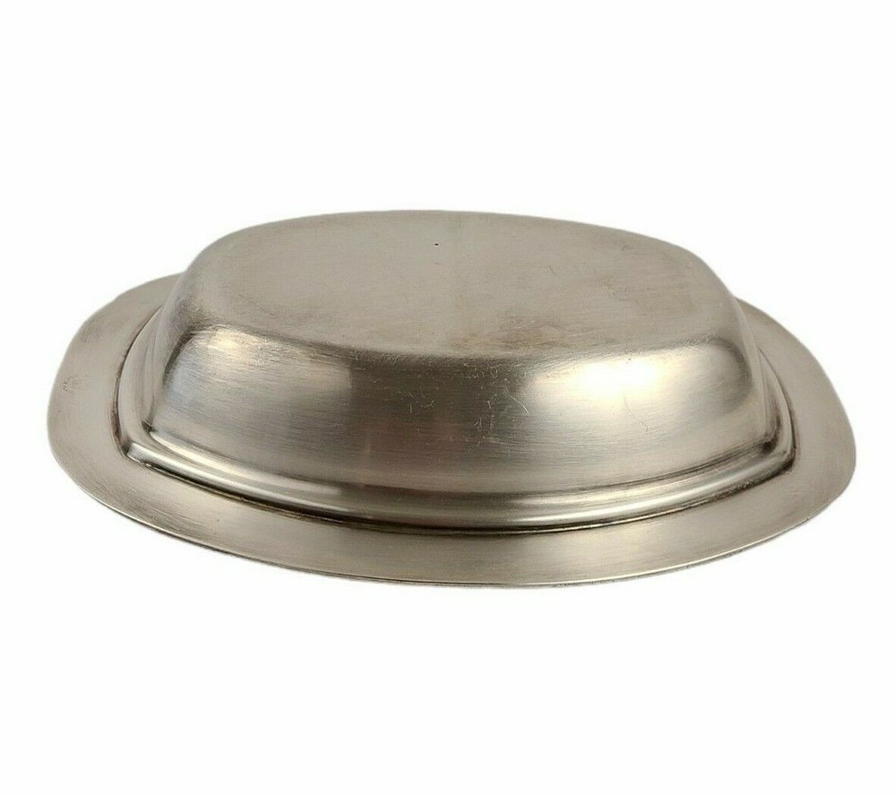 Vintage Silverplate Divided Bowl Oblong Rectangle Serving Dish - Keystonewear