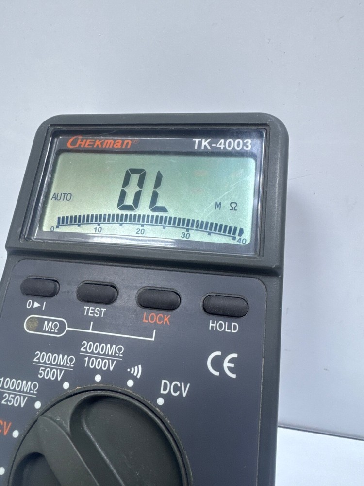 CHEKMAN TK-4003 Insulation Tester Without
