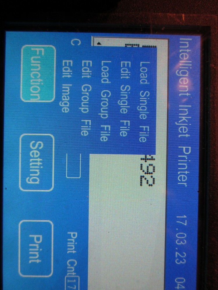 Portable M3S Handheld Intelligent Inkjet Printer Date Coder UPC Expiration Date