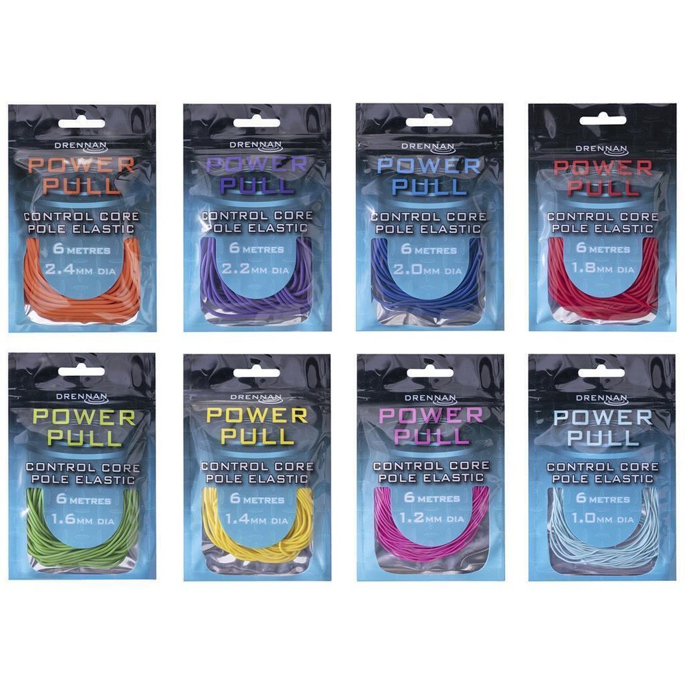 Drennan Power Pull Pole Elastic Solid Core Pole Elastic All Sizes & Colours