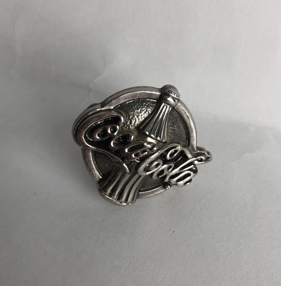 VINTAGE Coca-Cola cabinet knobs or pulls - Keeler Brass Co. #51209 - 2000