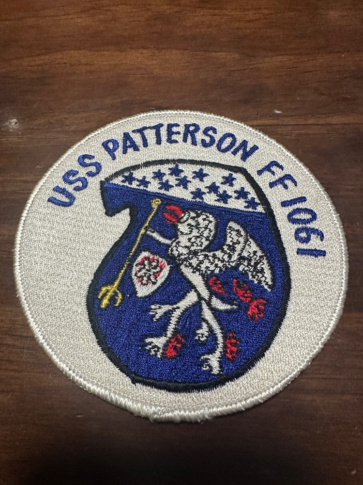 Vintage US Navy USS Patterson FF-1061 Ship Patch