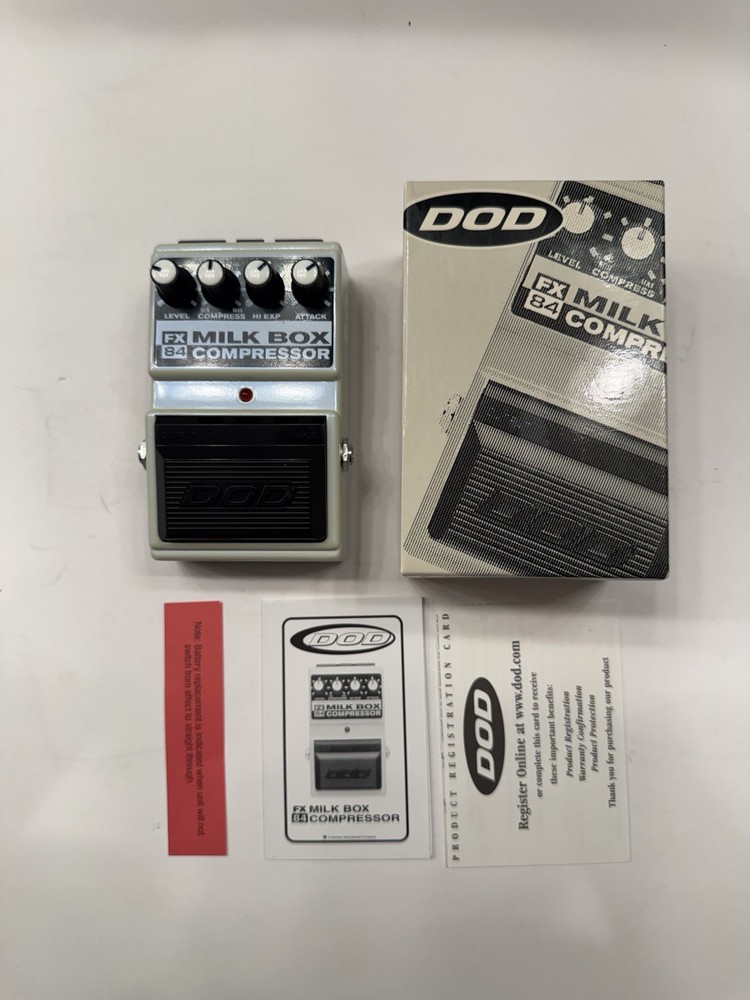 DOD Digitech FX84 Milk Box Compressor Sustainer Milkbox Guitar Effect Pedal