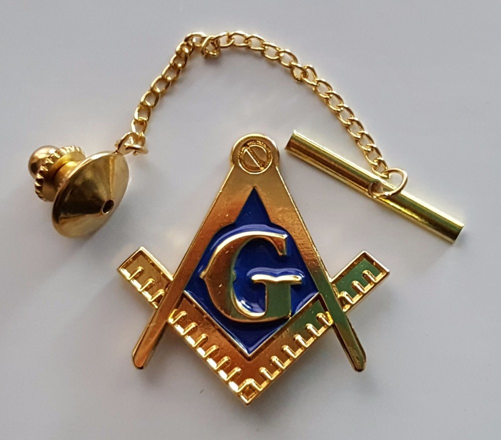 Masonic Square & Compass Tie Tac or Hat Pin